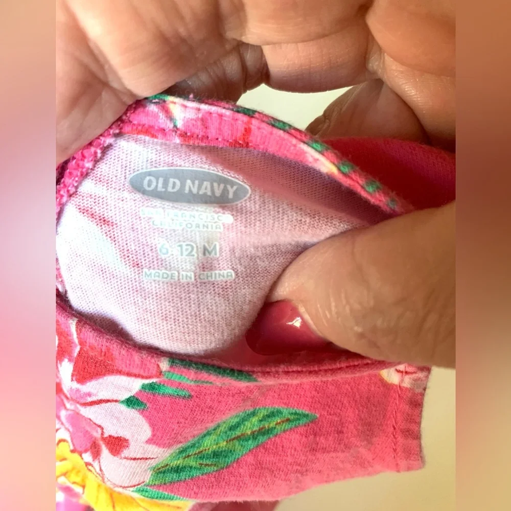 Old Navy Infant Girl Bundle of 3 Onesies